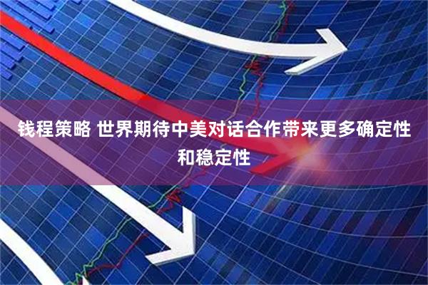 钱程策略 世界期待中美对话合作带来更多确定性和稳定性
